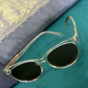 Bottega Veneta gold sunglasses